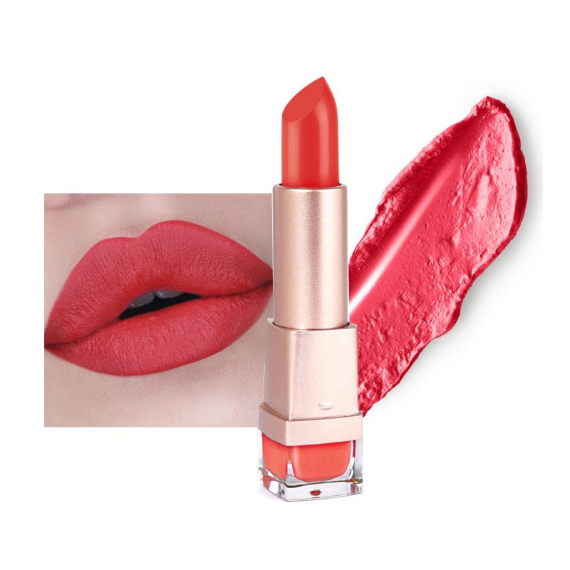 رژ جامد لاکتون رنگ قرمز کد 106 (LACTONE Shiny Lipstick)