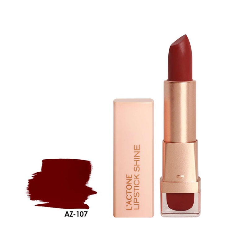 رژ جامد شاین لاکتون کد 107(LACTONE Lipstick)