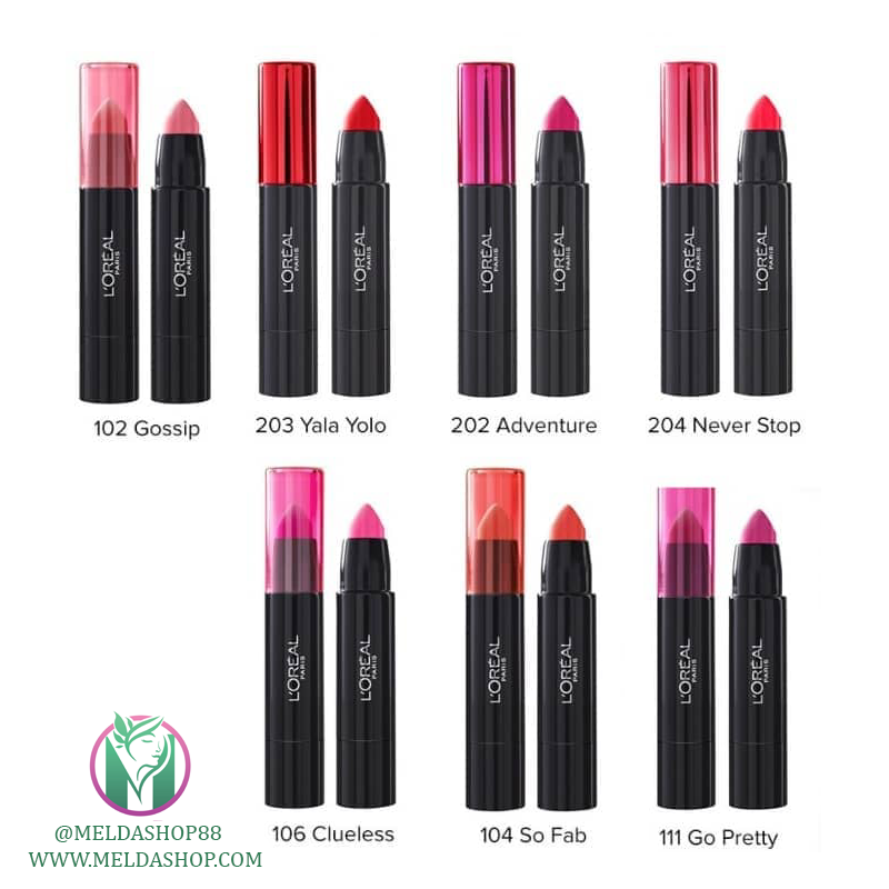 رژ لب حجم دهنده و ضد آب لورال پاریس L'Oreal Paris Lip Cosmetic Infaillible Balm