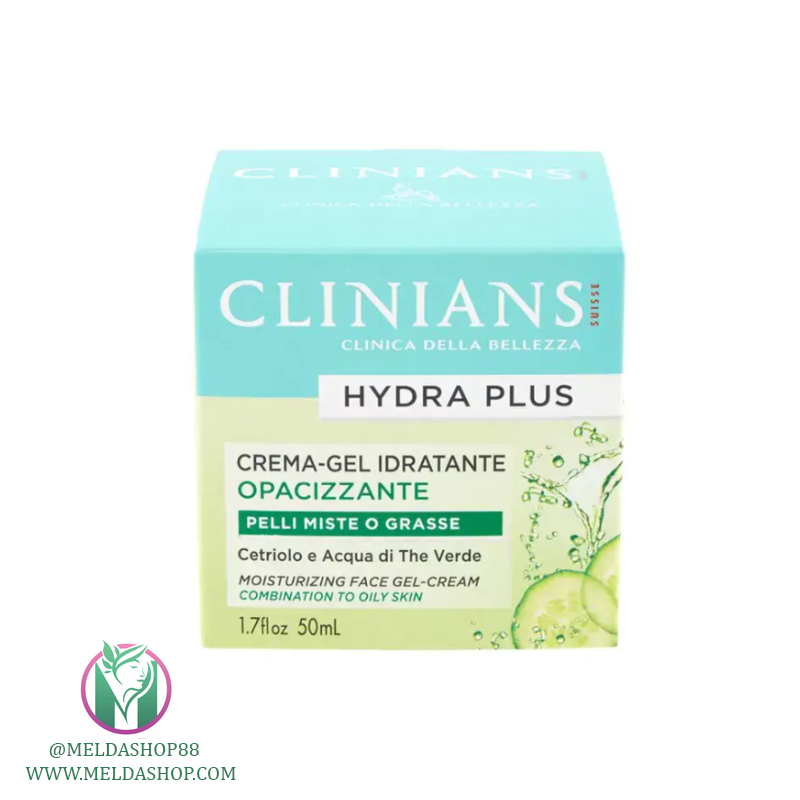آبرسان کلینیانس مخصوص پوست چرب 50میل Clinians Hydra Plus Moisturizing Face Gel-Cream