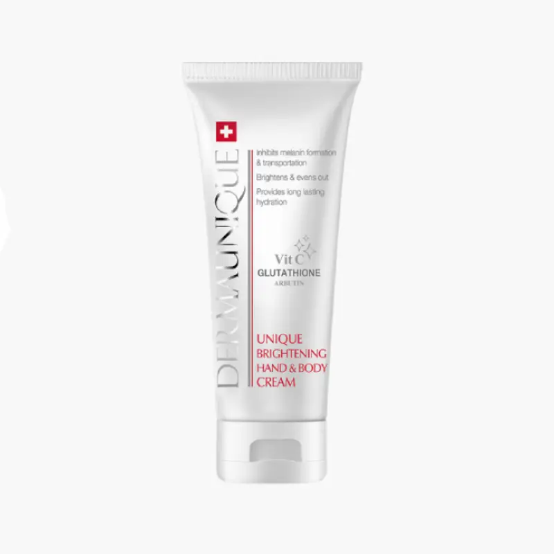 کرم روشن کننده دست و بدن درمایونیک 75میل DERMAUNIQUE-BRIGHTNING-HAND&BODY-CREAM