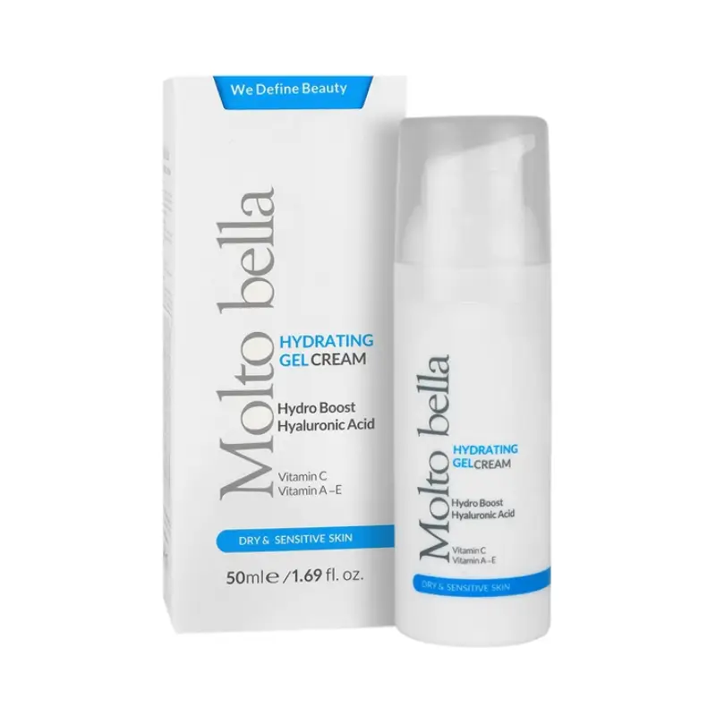 ژل کرم آبرسان پوست خشک و حساس مولتو بلا با حجم 50میل Molto Bella Hydrating Gel Cream Dry Skin