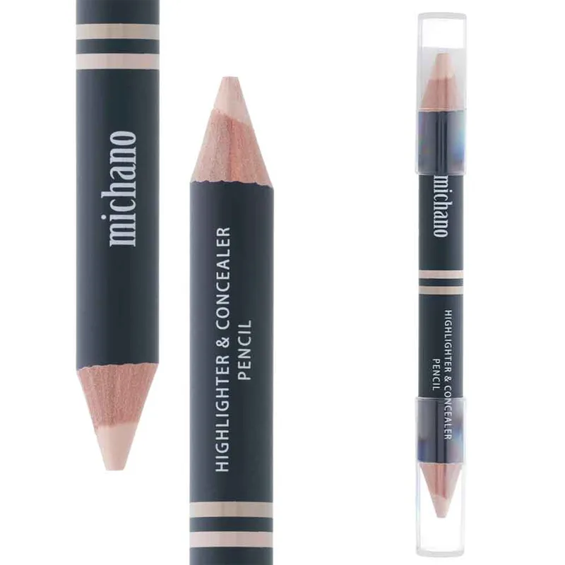 هایلایتر و کانسیلر مدادی دوسر میچانو MICHANO Highlighter & Concealer Pencil